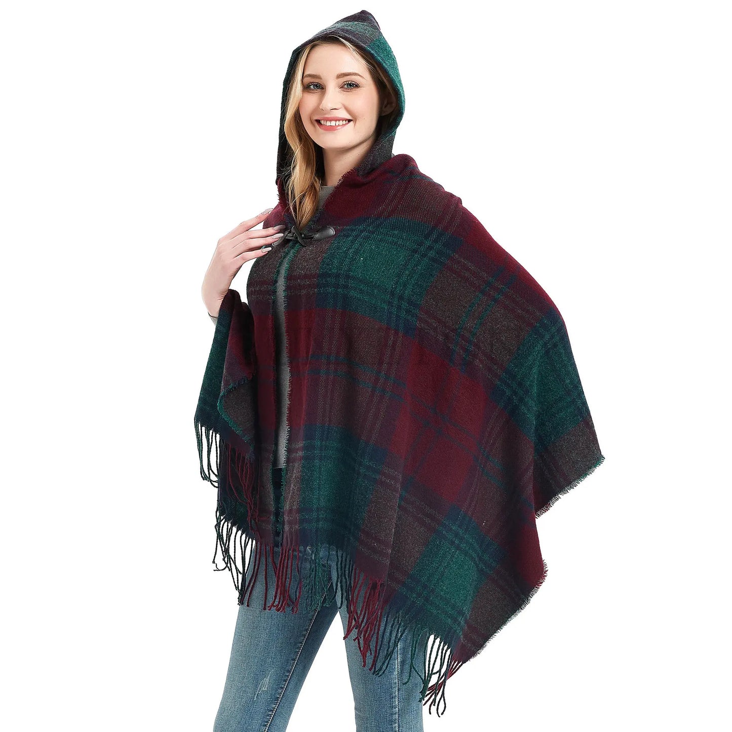 Ethnic Multifunction Bohemian Shawl Scarf Tribal Fringe Hoodies Jacket striped Cardigans blankets Cape shawl tassels Poncho Coat