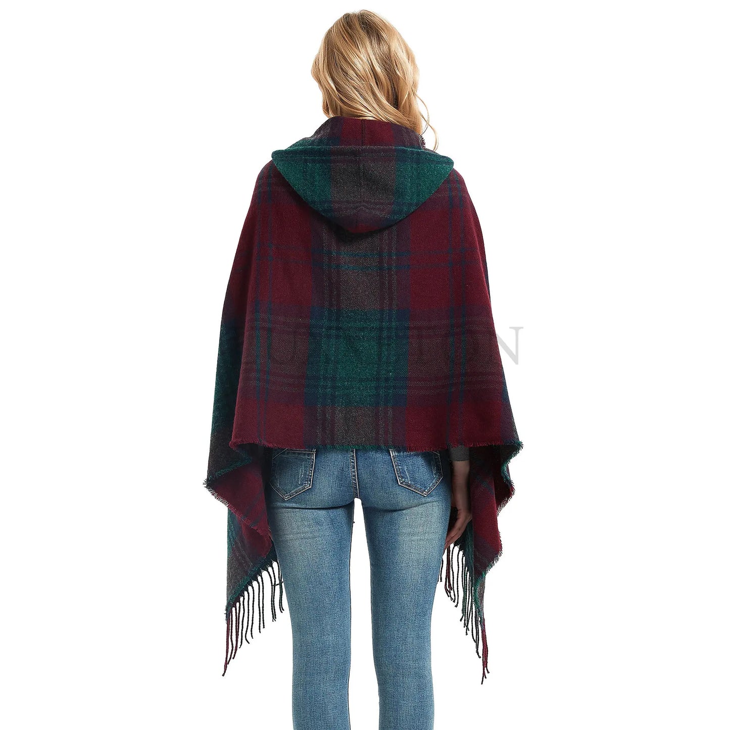 Ethnic Multifunction Bohemian Shawl Scarf Tribal Fringe Hoodies Jacket striped Cardigans blankets Cape shawl tassels Poncho Coat