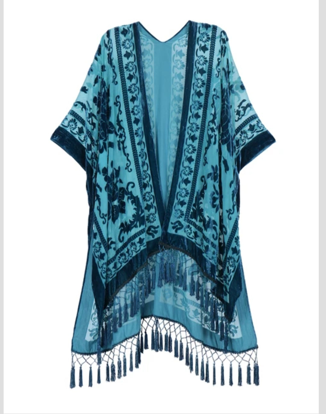 23 colors- Bohemian kimono Women's long Tassel Beach Cover-up Casual Cardigan Shaw