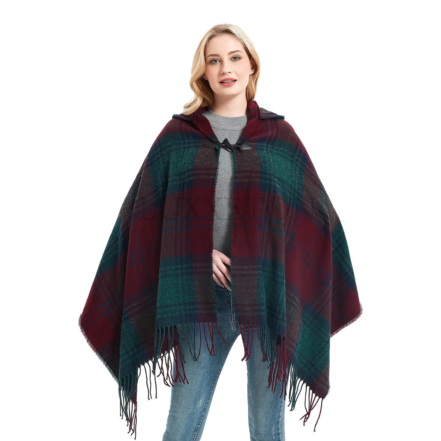 Ethnic Multifunction Bohemian Shawl Scarf Tribal Fringe Hoodies Jacket striped Cardigans blankets Cape shawl tassels Poncho Coat